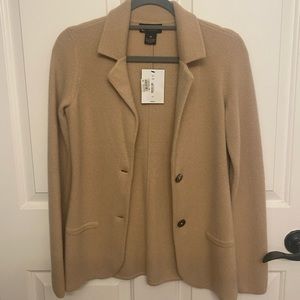 NWT tan cashmere cardigan (honey)
